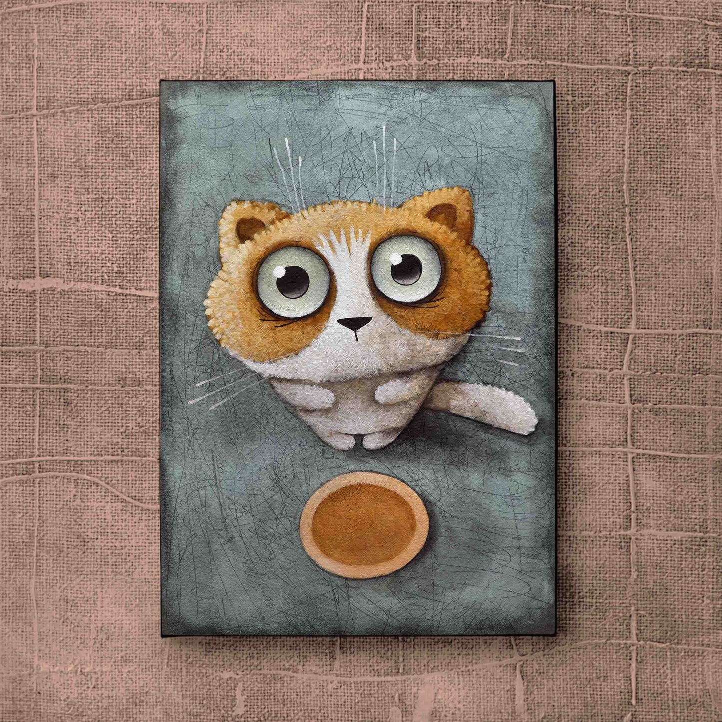 Hungrige Katze