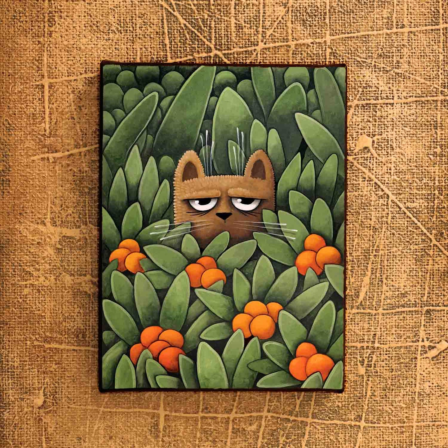 Cat and Oranges