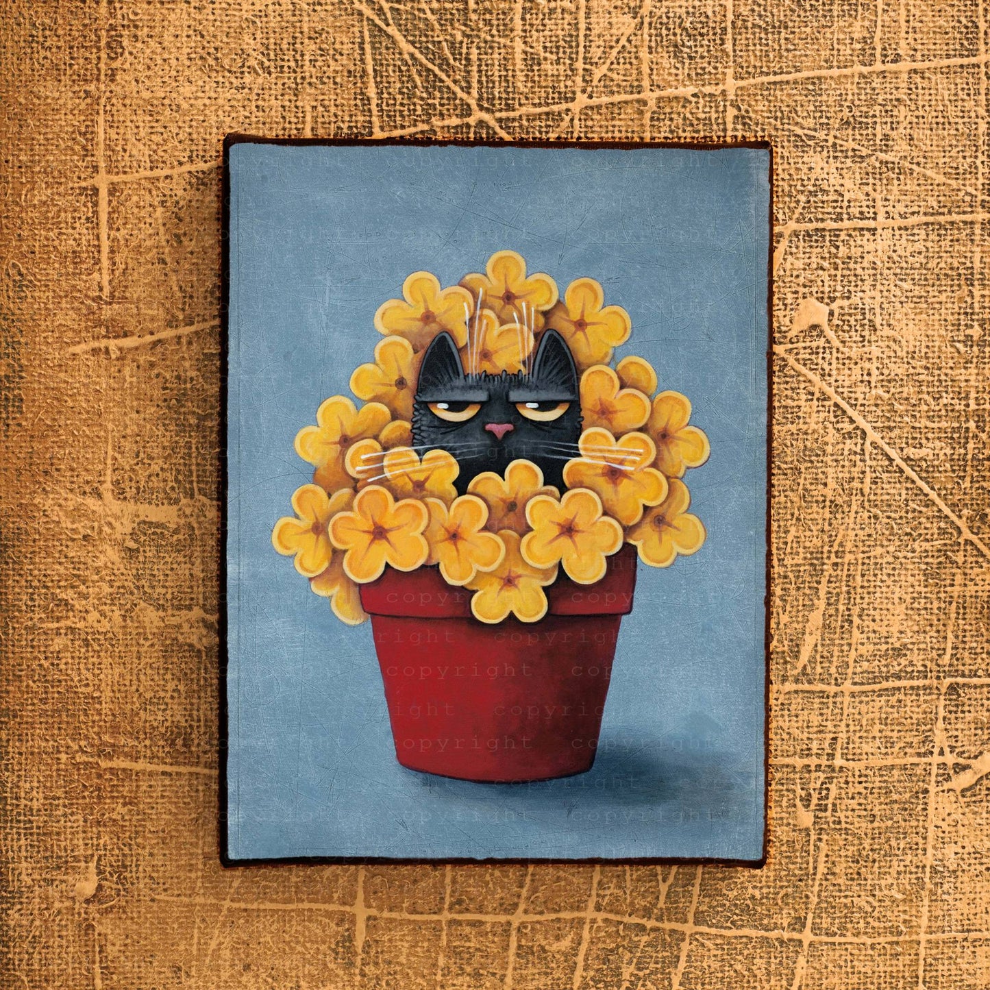 Flowerpot Cat
