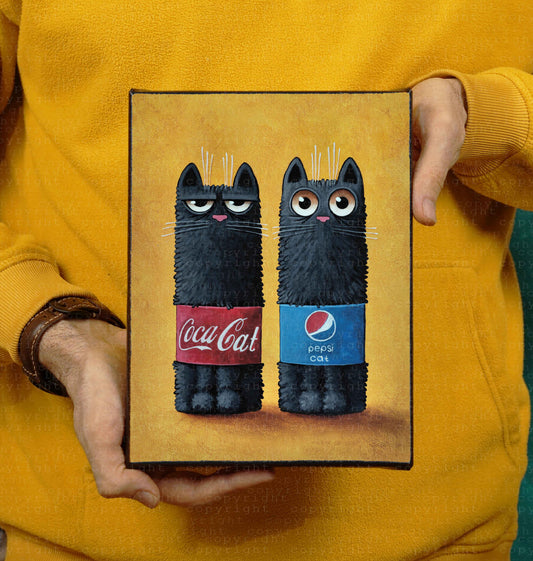 Coca Pepsi Cats